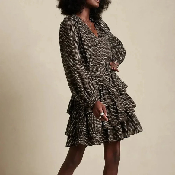 Banana Republic Tier Mini Dress - Picture 1 of 10